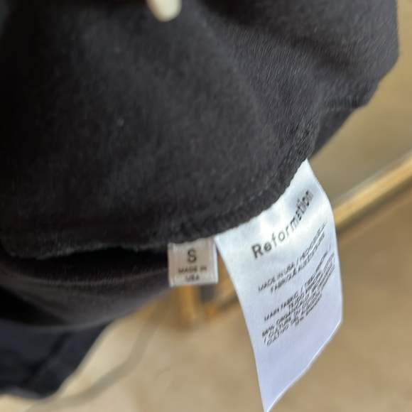 REFORMATION Front Ruched Mini Dress - Picture 7 of 7